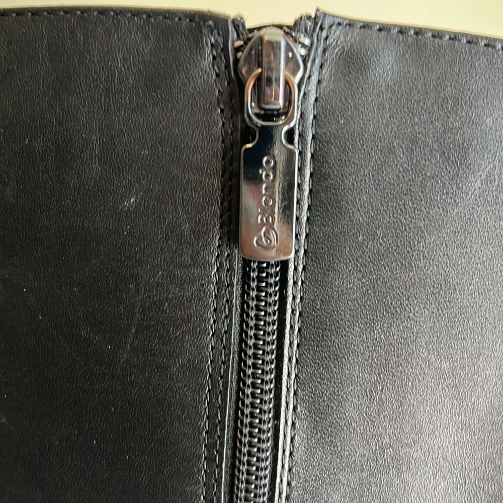 Blondo Evie Black Leather Riding Boots Size 7.5 - Picture 10 of 15